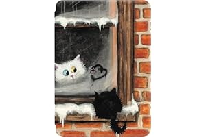 SGKITM Paperwhite - Custodia a libro per Kindle Paperwhite 10° generazione 2018 da 6", in silicone, con chiusura magnetica, motivo a gatto, per svegliarsi o dormire