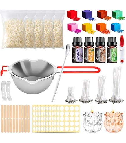 Kit Fabrication Bougies DIY Shuttle Art - Cire Soja, Parfums, Colorants - Pot Fondu Inclus