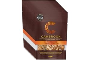 C CAMBROOK EXTRAORDINARY NUTS Cambrook Caramelised Sesame Peanuts 45g (Pack of 12)