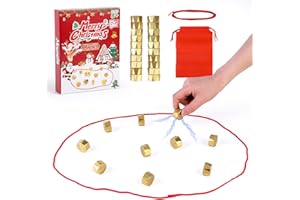 Umikk Gesellschaftsspiele Magnetspiel, 2025 Weihnachten Tragbares Magnetisches Schachspiel, 20PCS Magnetsteine Spiel Tischspiele, Geeignet für Familienfeiern,Geburtstagsparty-Spiele (Stil 1)
