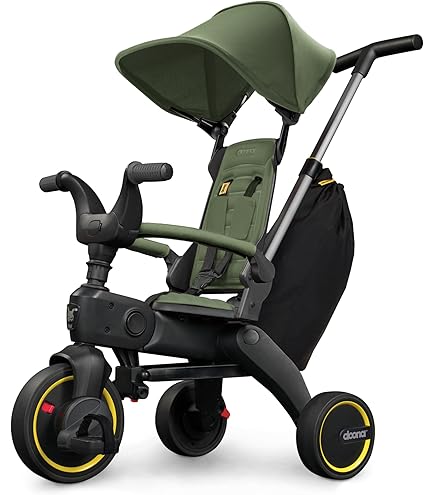 DOONA Liki Baby Trike S5 - Deluxe Foldable Toddler Tricycle with
