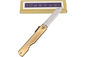 HIGO NO KAMI Higonokami Couteau de Poche Pliant Artisanal Japonais Tokubetsu Tedukuri Fait Main au Japon par Nagao Kanekoma