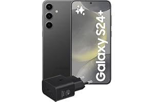 Samsung Galaxy S24+ Smartphone AI, Caricatore incluso, Display 6.7'' QHD+ Dynamic AMOLED 2X, Fotocamera 50MP, RAM 12GB, 256GB, 4.900 mAh, Onyx Black [Versione italiana]