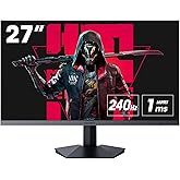 KOORUI 27 Inch Full HD Gaming Monitor 240hz, 1ms, DCI-P3 90% Color Space, Adaptive Sync, (1920 x 1080, HDMI, DisplayPort)