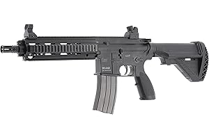 HECKLER & KOCH Fusil Airsoft HK416-D Umarex- ref.2.6497-modèle électrique - Semi/Full Auto (tir en rafales) - Matière: Plastique polymère Haute résistance - Couleur: Noir-Puissance 0.5 Joule