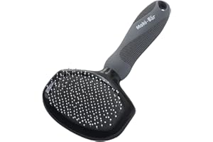 PEONY Moki Bär Cepillo suave para perros caniche con puntas de protección para animales muy sensibles, ideal para perros que no pierden pelo, tamaño grande