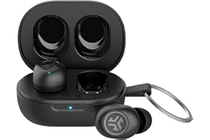 JLab JBuds Mini True Wireless Earbuds, In Ear Headphones, Bluetooth Earphones, Ear Buds with 20H Playtime, Bluetooth Earbuds with Microphone, Charging Case, Multipoint, EQ3 Sound, Black