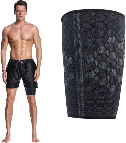 Elastic Calf Leg Compression Bandage Brace Thigh Leg Wraps Support Protector