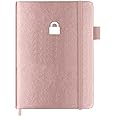 Getvow Hardcover Password Book with Alphabetical Tabs - Internet Password Keeper Book, 11.6 x 15.5cm Password Notebook for Office or Home, Rose