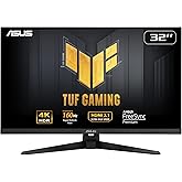 Asus VG32UQA1A Gaming Monitor Gaming, de 31,5', 4K (3840 x 2160), Overclock a 160Hz (por Encima de 144Hz), ELMB Sync, Freesyn