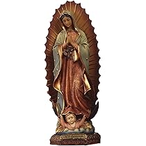 Statua Madonna Di Lourdes 30 Cm In Gesso | Aureola Luminosa | Artigianato Italiano - Foto 12