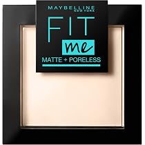 Puder Makeup Powder Girl – Mattierendes Finish, ölabsorbierend, Inkl. Spiegel & Schwamm