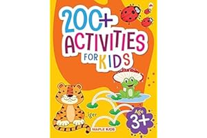 Brain Activity Book for Kids - 200+ Activities for Age 3+ - Kids Activity Book - Early Learning - Activities for Children - M