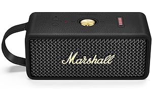 Hzycwgone Funda de Silicona para Marshall Emberton III Altavoces Bluetooth portátiles,para Marshall Emberton III / 3rd Estuche de Transporte Bolsa Accesorios(Negro Funda)