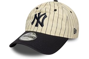 New Era vuxen 9Twenty kritstreck MLB New York Yankees baseballkeps hatt