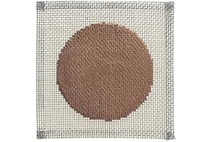 neoLab Keramik/Edelstahl Drahtnetz, 200mm x 200mm x 2.5mm