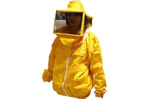APISTORE Camiciotto da Apicoltore con Maschera Quadrata e Zip - Taglia XXL