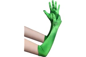 BABEYOND Long Evening Gloves Satin Elbow Gloves Bridal Fancy Dress Gloves Wedding Prom Opera Gloves 1920s Style for Women