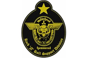 Motörhead - Support Division Aufnäher/Patch | Badge Flicken Rocker Kutte Biker-Weste Lemmy Kilmister