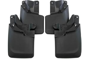 RED HOUND AUTO Premium Heavy Duty Molded 2016-2017 Toyota Tacoma Mud Flaps Guards Front & Rear 4pc Set (With OEM Fender Flares ONLY)