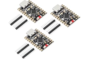 AYWHP ESP32-C6 Mini Development Board ESP32 WiFi Bluetooth Board con processore a 32 bit 160 MHz Running Frequency USB Type-C ESP32 Development Board, 2.4GHz Wi-Fi compatibile con Arduino (3 pezzi)