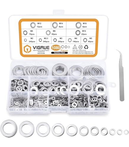 Manhasset Aluminium-Unterlegscheiben Set | 75 Stück | Ersatzteile Für Notenständer
