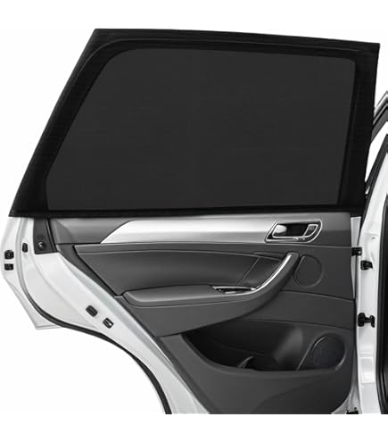 SOLARPLEXIUS Car Window Shades - Polycarbonate Vehicle Interior Shade, UV And Heat Blocking, Pre-Cut For BMW 5-SERIE 2016
