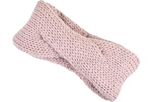 Neverless® Damen Stirnband Strick Winter Knoten Ohrenschutz Knite Headband