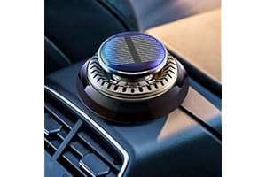 CHENRI Electromagnetic Car Snow Removal Device, Anti-Freeze Solar Defroster, Kinetic Heater Deicer, Diffusers for Home (Black, Cologne)