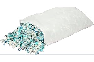 AMANSTYLE LTD High-Density Shredded Foam Crumbs and Bits of Foam Flakes Can Be Used for Bean Bag Chairs Premium Beanbag Stuffing Refill for Pillow, Cushions, Dog Bed, Arts Crafts, and Stuffed Animals (5 KG)