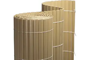 jarolift Estera de PVC Estándar, Pantalla Protectora para Jardín, Balcón, Terraza, 90 x 500 cm, Bambu