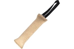 DINGO GEAR WWW.DINGOGEAR.COM 1977 Dingo Gear - Rimorchiatore con 1 Manico Rinforzato, per addestramento e Divertimento del Cane, 28 x 6 cm, in Iuta