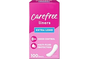 Liners, Extra Long, Unscented, 100 Liners, Carefree