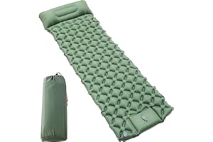 CAIXINYI Matelas Camping Gonflable, Matelas Gonflable 1 Personne Ultraléger, Tapis de Sol Camping, Matelas autogonflant 1 Personne pour Voyage, Plage, la Randonnée