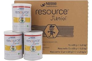 NESTLÉHEALTHSCIENCE 12x Resource Junior normkalorische Trinknahrung Pulver - 400g Dose