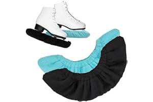 JOLIGAEA 2 Paare Kufenschoner für Schlittschuhe, Schlittschuhschoner, Schlittschuhe Zubehör, Kufenstrumpf für Eishockey, Eishockey Elastische Kufenstrümpfe