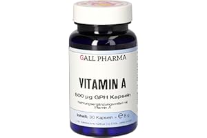 Gall Pharma Vitamin A 800 Mikrogramm GPH Kapseln, 30 Stück, 1er Pack (1 x 30 Stück)