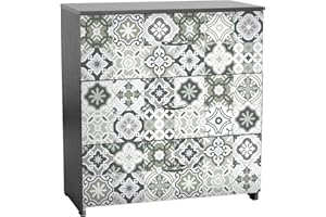 AMBIANCE STICKER Samoprzylepne naklejki na meble | samoprzylepne naklejki na płytki – dekoracja na stoły, szafy, komody, regały | 50 x 60 cm