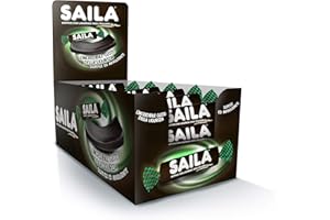 Saila - Soffici Caramelle Toffee Alla Liquirizia, Senza Glutine, Box da 100 Pezzi, 1900 Grammi