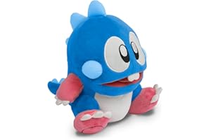 ININ Puzzle Bobble Everybubble Plushie | Bob & Bub con suono | Peluche blu verde LIMITATO (Blu - Bob)