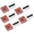 Teyleten Robot MCP4725 12-bit I2C DAC Breakout Module Development Board 2.7V to 5.5V for Arduino Raspberry Pi 5PCS