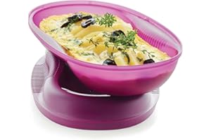 Tupperware Micro Delight Microwave Omelette Maker, Egg Cooker, Microwave Veggie Steamer