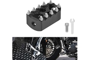 HDBUBALUS Pedale del Cambio Zigrinato per Motocicletta Piolo Anti-Scivolo A 360 ° per Cambio Rotante Adatto per Harley Sportster Touring Dyna Softail Chopper Bobber