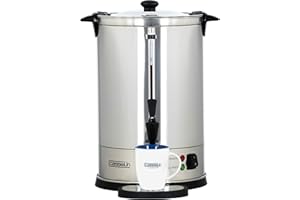 Casselin CPC100 - Percolateur à café 100 tasses - Noir, Acier inoxydable