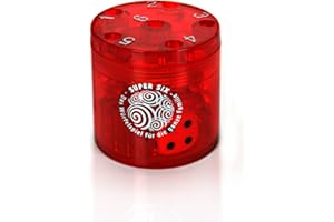 BESTSALLER Piatnik 501868 - Super Six, Gioco di Dadi, in plastica ABS, Colore: Rosso [Lingua Tedesca]