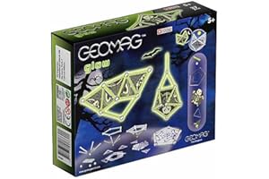 Geomag Classic 331 Glow, Constructions Magnétiques et Jeux Educatifs, 37 Pièces