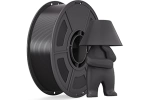 ‎ISANMATE iSANMATE ASA Schwarz Filament 1.75mm, Premium Anti-UV Wetterbeständiges 3D Drucker Filament für Outdoor, Maßgenauigkeit +/- 0.02mm, 1KG Spule ASA Black Filament für 3D Drucker