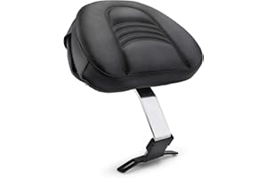 Bruce & Shark Kit de Dossier de Pilote de Moto Sissy Bar adapté aux modèles Fatboy Heritage Softail 2007-2017