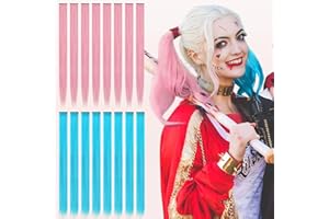 Sofeiyan Extensiones de cabello de colores 16pcs Colorido Clip en extensiones de cabello Resaltando niñas 22 pulgadas Pelo sintético liso DIY Decoración de cabello Cosplay Fiesta de moda