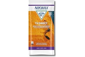 Nikwax TX. DIRECT Wash-in Waterproofer for Outdoor Gear. Safely, Revitalises Breathability & Water Repellency of Waterproof Fabrics. Recommended for Gore-Tex, SympaTex & eVent (100ml Pouch)